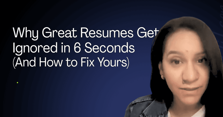 The Six-Second Resume Blueprint™ (Free Download) cover image