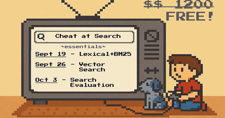 Cheat at Search Essentials: Vectors and Embeddings cover image
