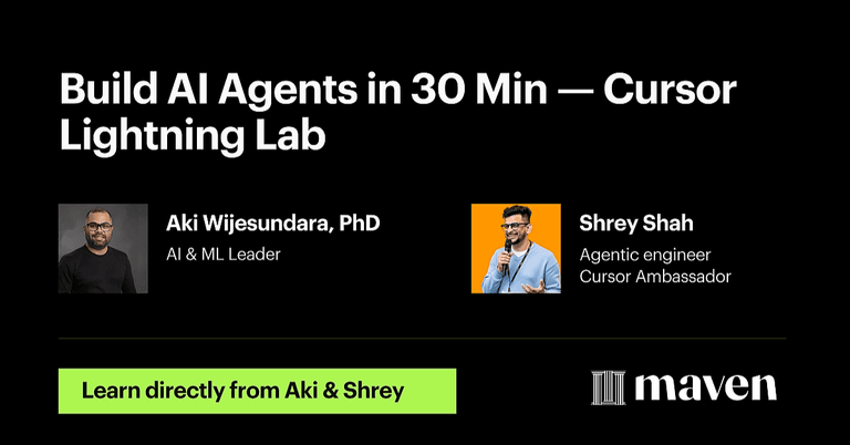 Build AI Agents in 30 Min — Cursor Lightning Lab cover image