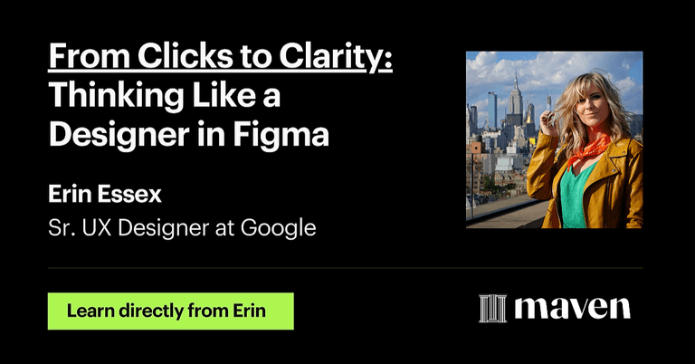 From Clicks to Clarity: Thinking Like a Designer in Figma cover image
