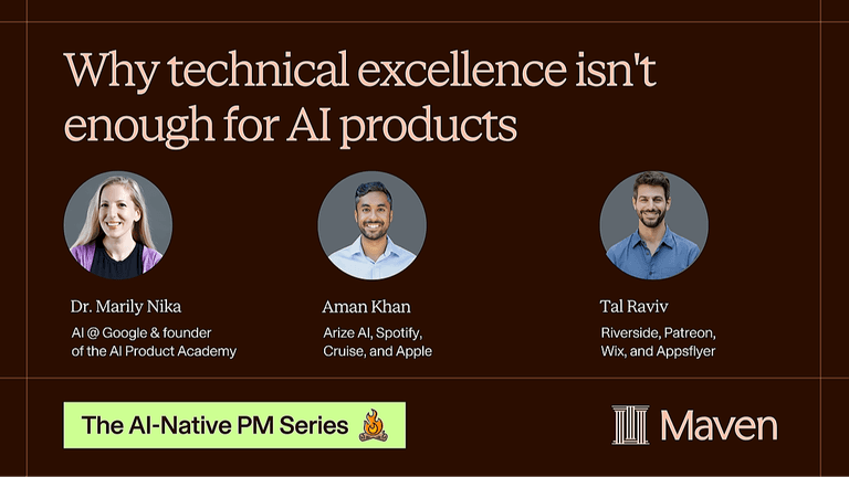 Why technical excellence isn't enough for AI products cover image