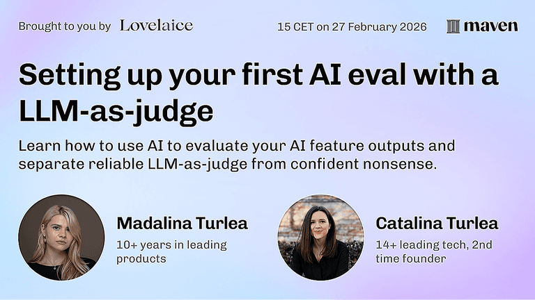Setting up your first AI eval with a LLM-as-judge cover image