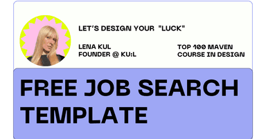 Free Job Search Template 