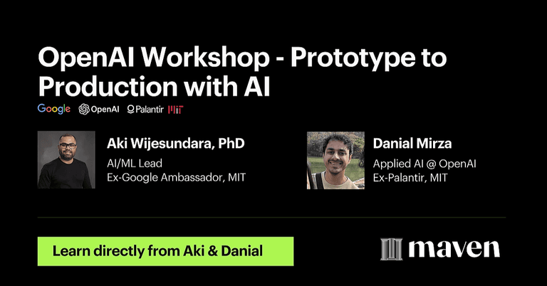 OpenAI Workshop - Prototype to Production with AI cover image