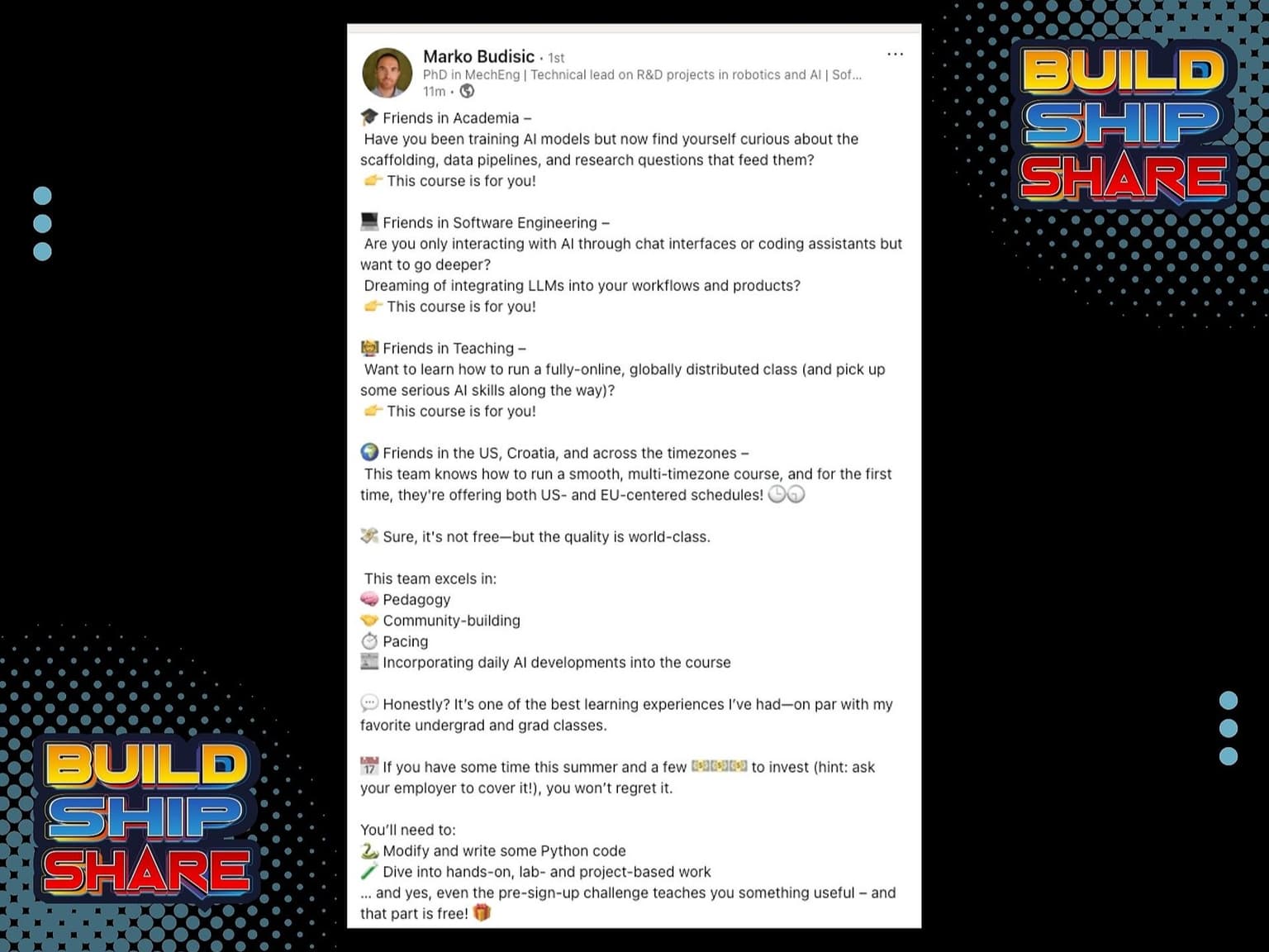 Check out the original post and follow Marko at bit.ly/aie6-budisic
