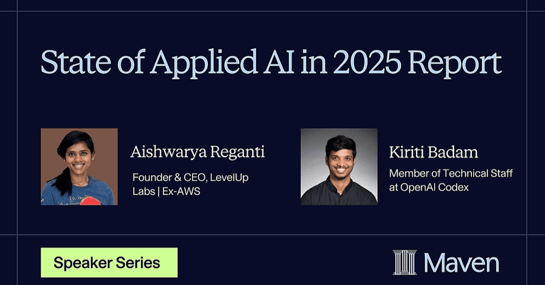 State of Applied AI in 2025 Report cover image