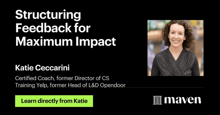 Structuring Feedback For Maximum Impact cover image