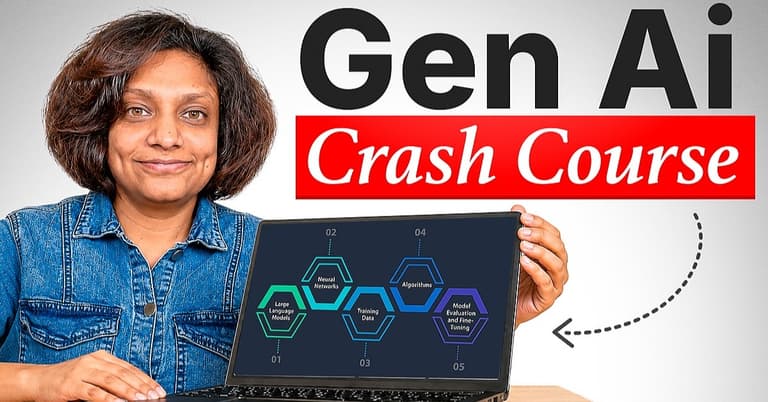 FREE GenAI Crash Course  cover image