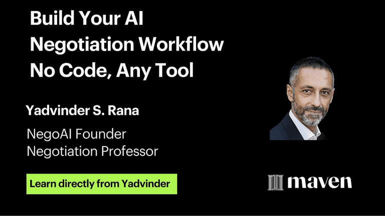 Build Your AI Negotiation Workflow — No Code cover image