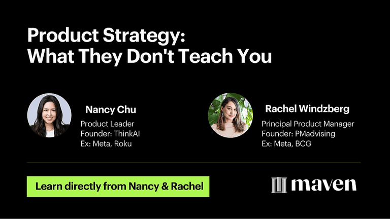 Product Strategy: What They Don't Teach You cover image
