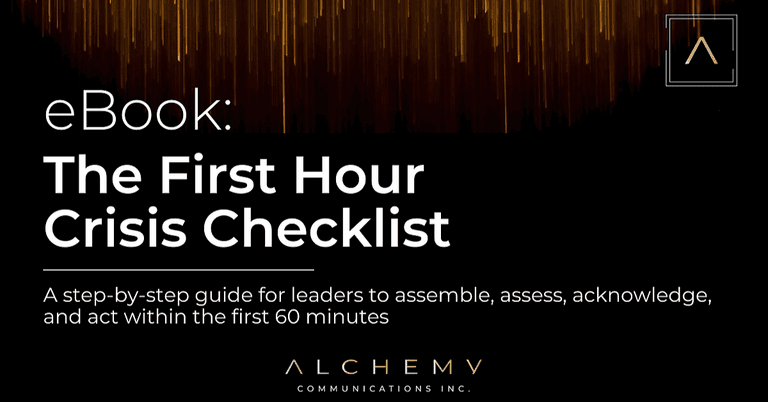 First Hour: Crisis Checklist cover image