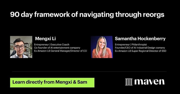 90 day framework of how to navigate through reorgs cover image