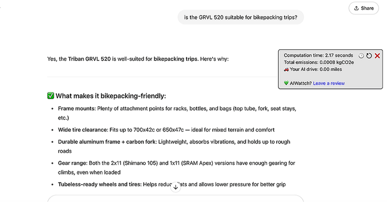 Building AIWattch: Estimating ChatGPT's Carbon Footprint in Real-Time
 cover image