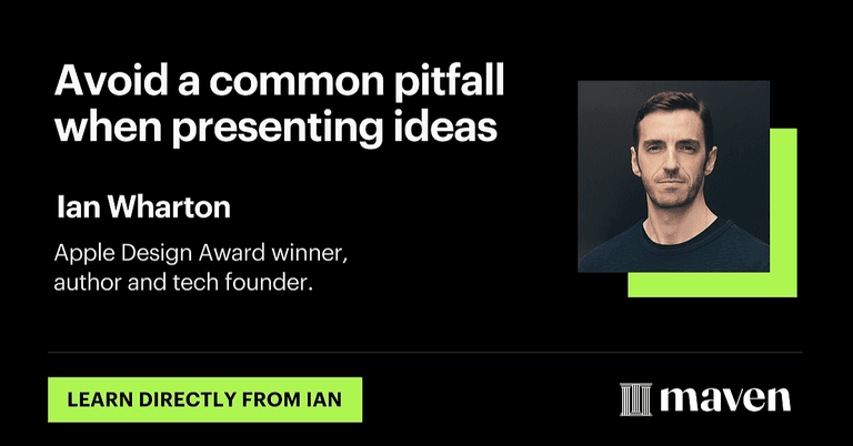 Avoid a common pitfall when presenting ideas cover image