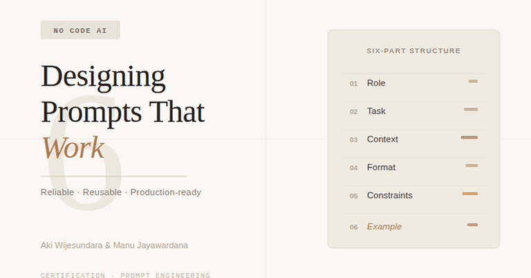 Designing Prompts That Work cover image