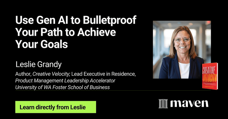 Use Gen AI to Bulletproof Your Path to Achieve Your Goals cover image