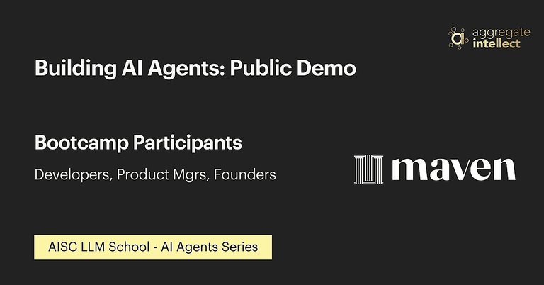 Building AI Agents: Bootcamp 2507 Public Demo cover image