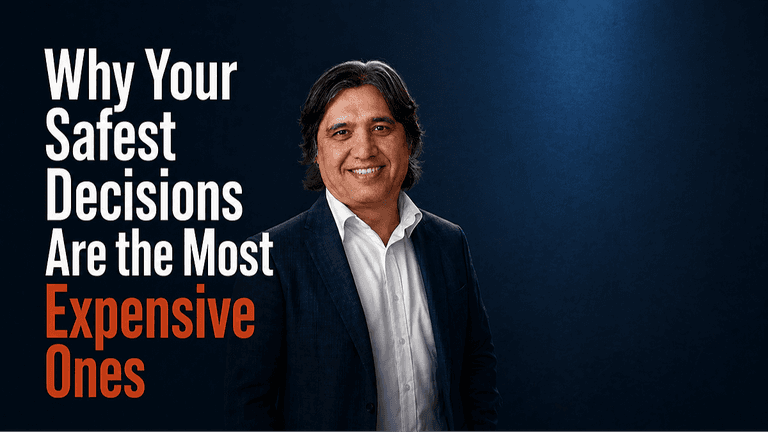 Why Your Safest Decisions Are the Most Expensive Ones cover image