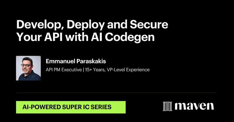 Develop, Deploy and Secure Your API with AI Codegen cover image