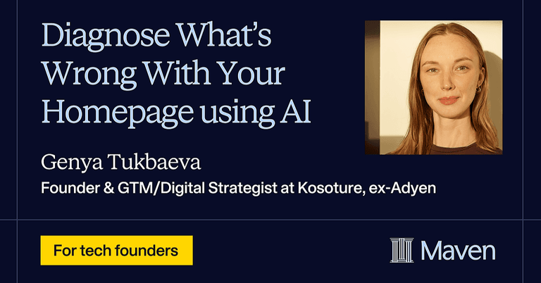 Diagnose What’s Wrong With Your Homepage using AI cover image