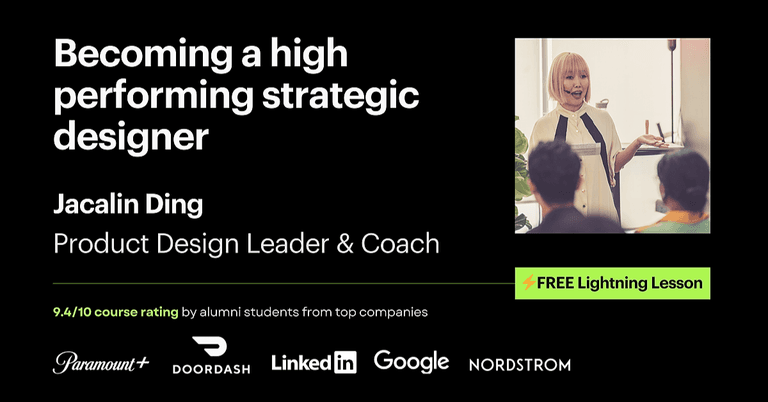 Becoming a high performing strategic designer cover image