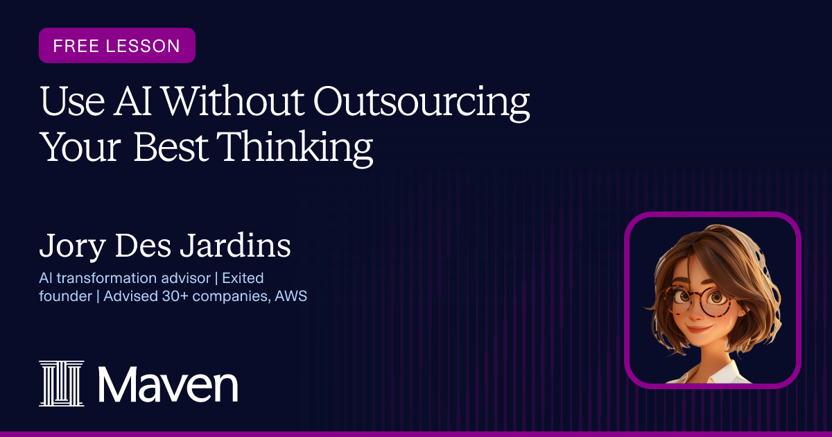 Use AI Without Outsourcing Your Best Thinking cover image